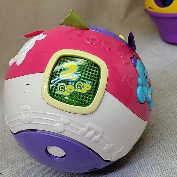 Fisher Price Learn Shapes & Colors VTech Move And Crawl Ball, Bumpie Ball - Picture 12 of 12
